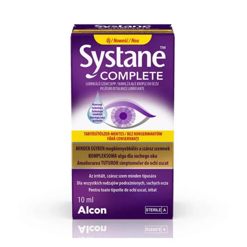 Systane Complete 10ml(tartósítószer mentes)